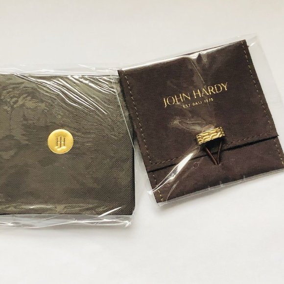 Brand New w/Tag John Hardy Sterling Silver Classic Chain Hammered Ring Size 7 - Picture 7 of 11